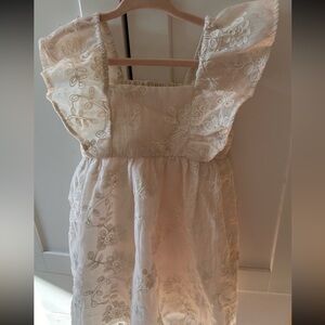 Primark Ivory Embroidered Dress
